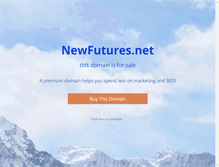 Tablet Screenshot of newfutures.net
